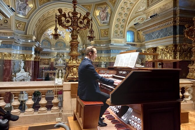 St.Stephen's Basilica: Grand Organ Concert & Ticket - Meeting the organist in the gallery