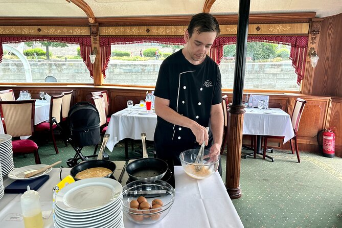 Summer Danube Brunch Cruise in Budapest - Buda Castle and the church with the tiled roof