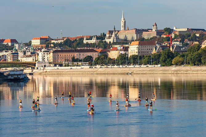 Sunrise SUP to the heart of Budapest - Parliament from the river