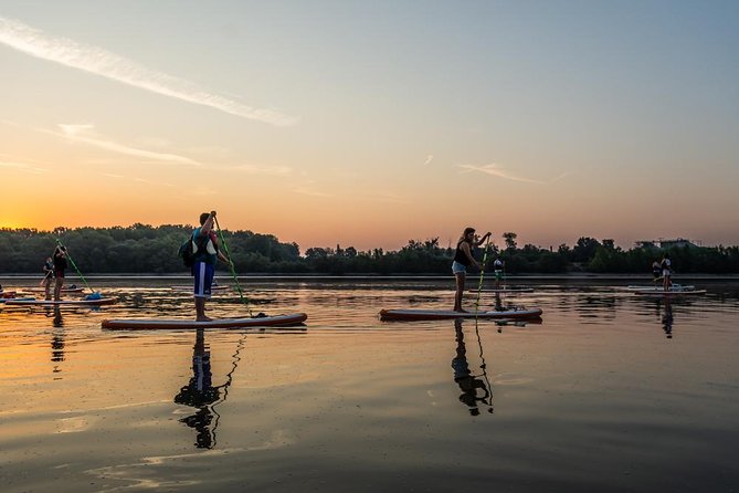 SUP Budapest: Sunset tour - The tricky finish near the Elizabeth Bridge