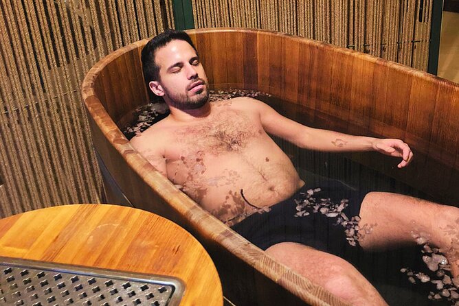 Unique Ice bath experience at Lukács BeerSpa - Starting with breathing before the cold water