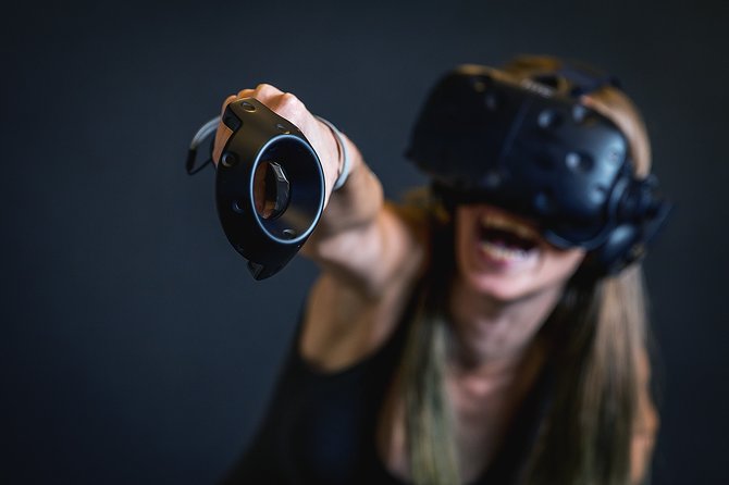 VR experience at PlayVR - A good fit for one person or a private group